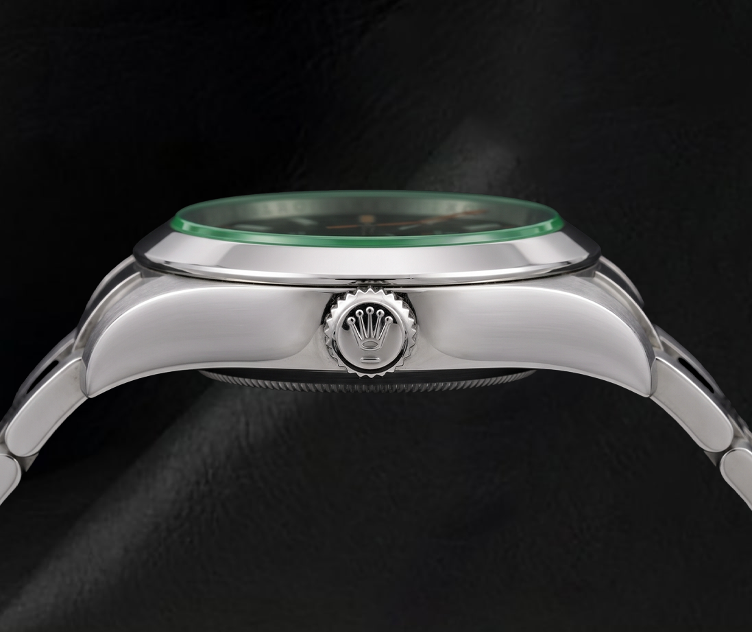 Rolex Milgauss 40 mm 116400V Uhr aus Edelstahl mit schwarzem Zifferblatt
