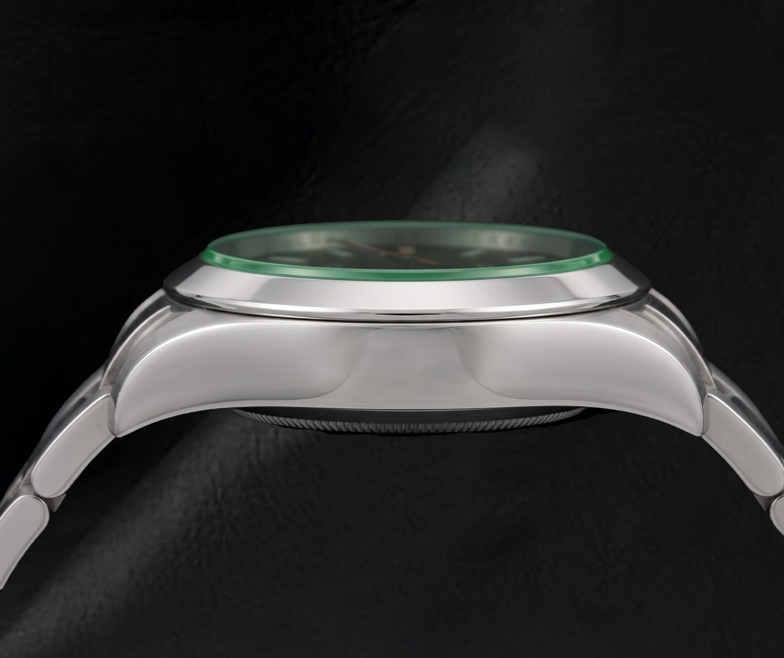Rolex Milgauss 40 mm 116400V Uhr aus Edelstahl mit schwarzem Zifferblatt