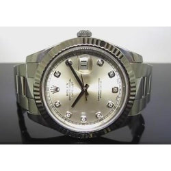 Rolex Modell 126334 Silber Diamant Zifferblatt Oyster Armband Datejust Ii Uhr Edelstahl