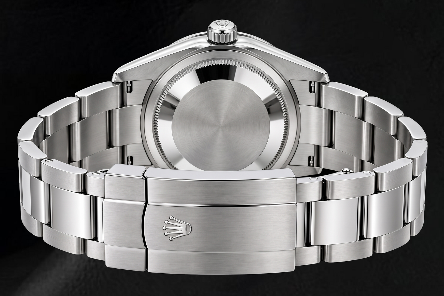 Rolex Oyster Perpetual 126000 36 mm Edelstahl-Uhr mit türkisblauem Celebration-Zifferblatt