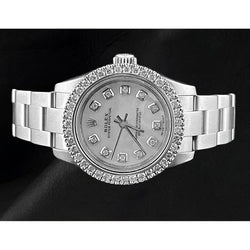 Rolex Oyster Perpetual 26 mm Damenuhr aus Edelstahl