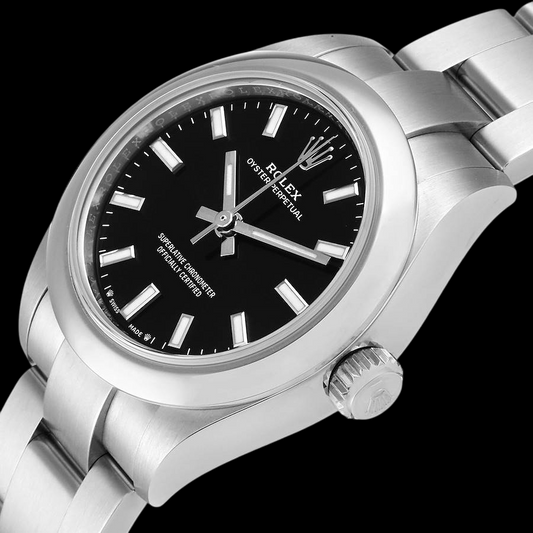 Rolex Oyster Perpetual 31 mm Damenuhr aus Edelstahl