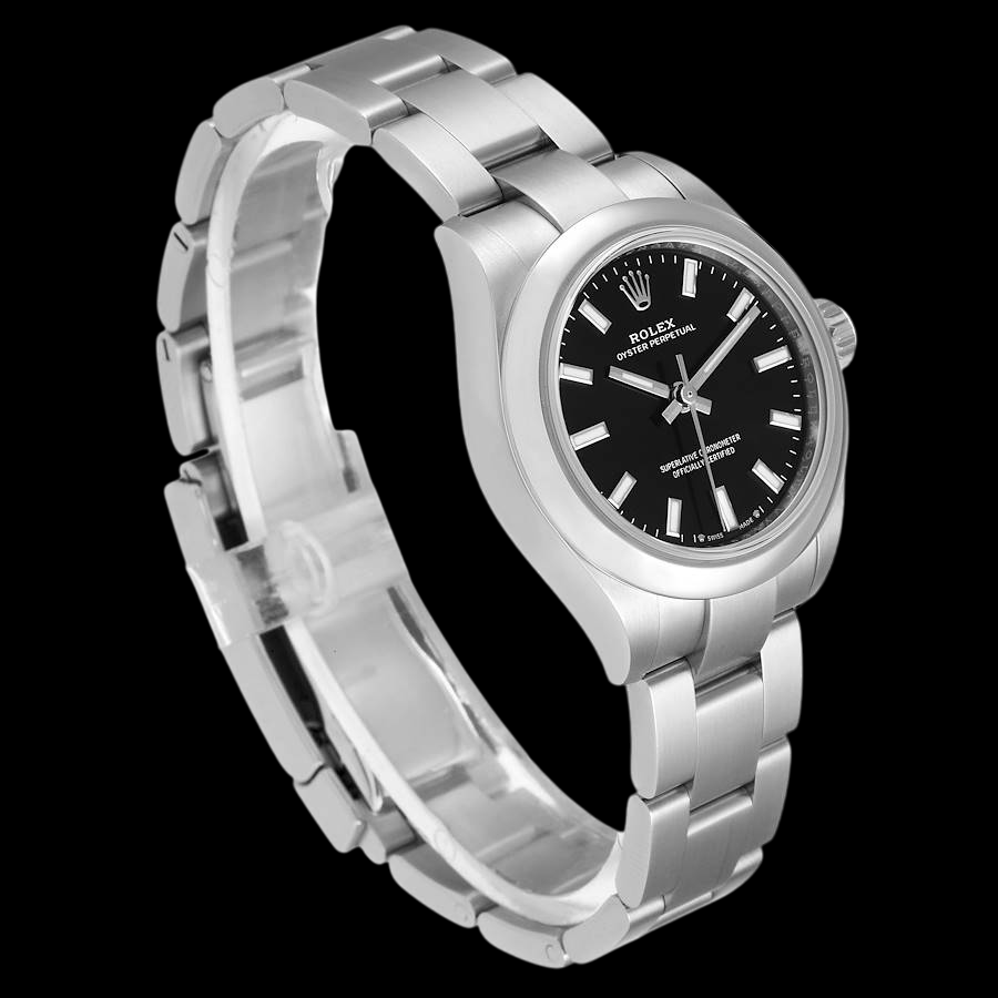 Rolex Oyster Perpetual 31 mm Damenuhr aus Edelstahl