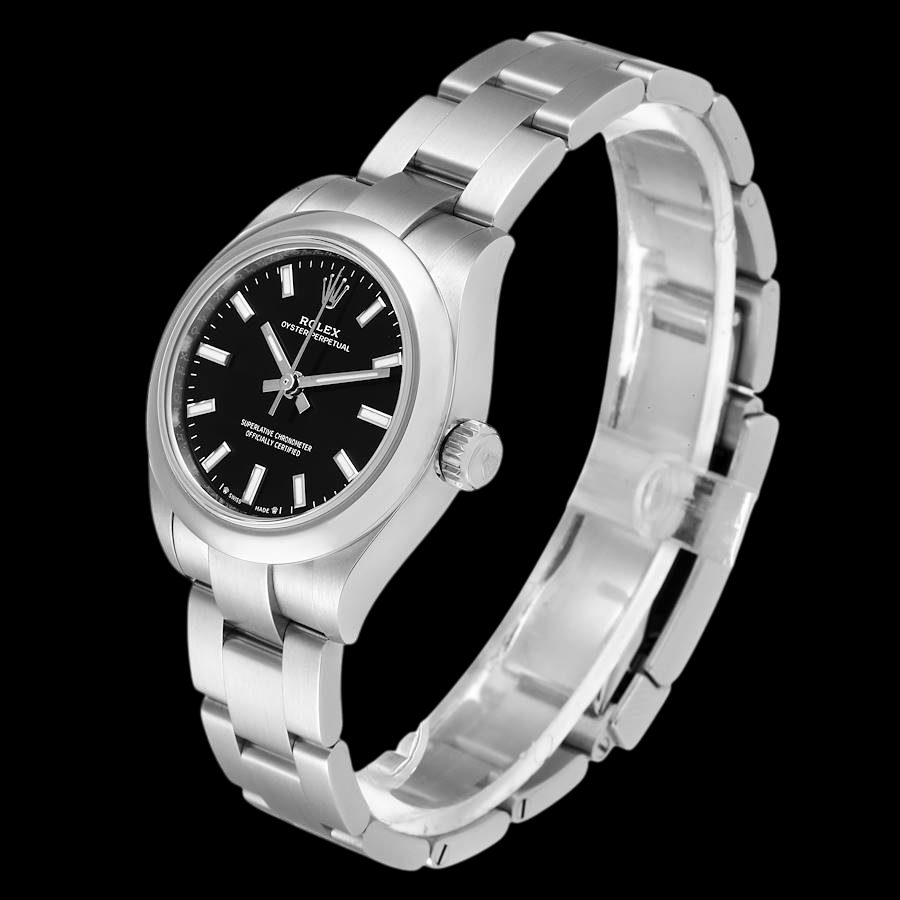 Rolex Oyster Perpetual 31 mm Damenuhr aus Edelstahl