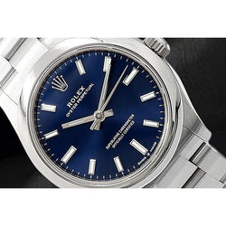 Rolex Oyster Perpetual 31 mm Damenuhr aus Edelstahl