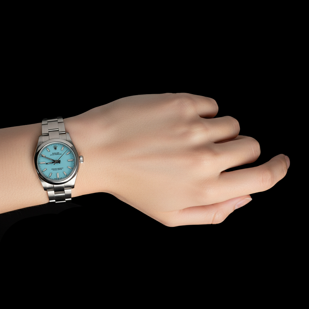 Rolex Oyster Perpetual 31 mm Edelstahl-Damenuhr P4