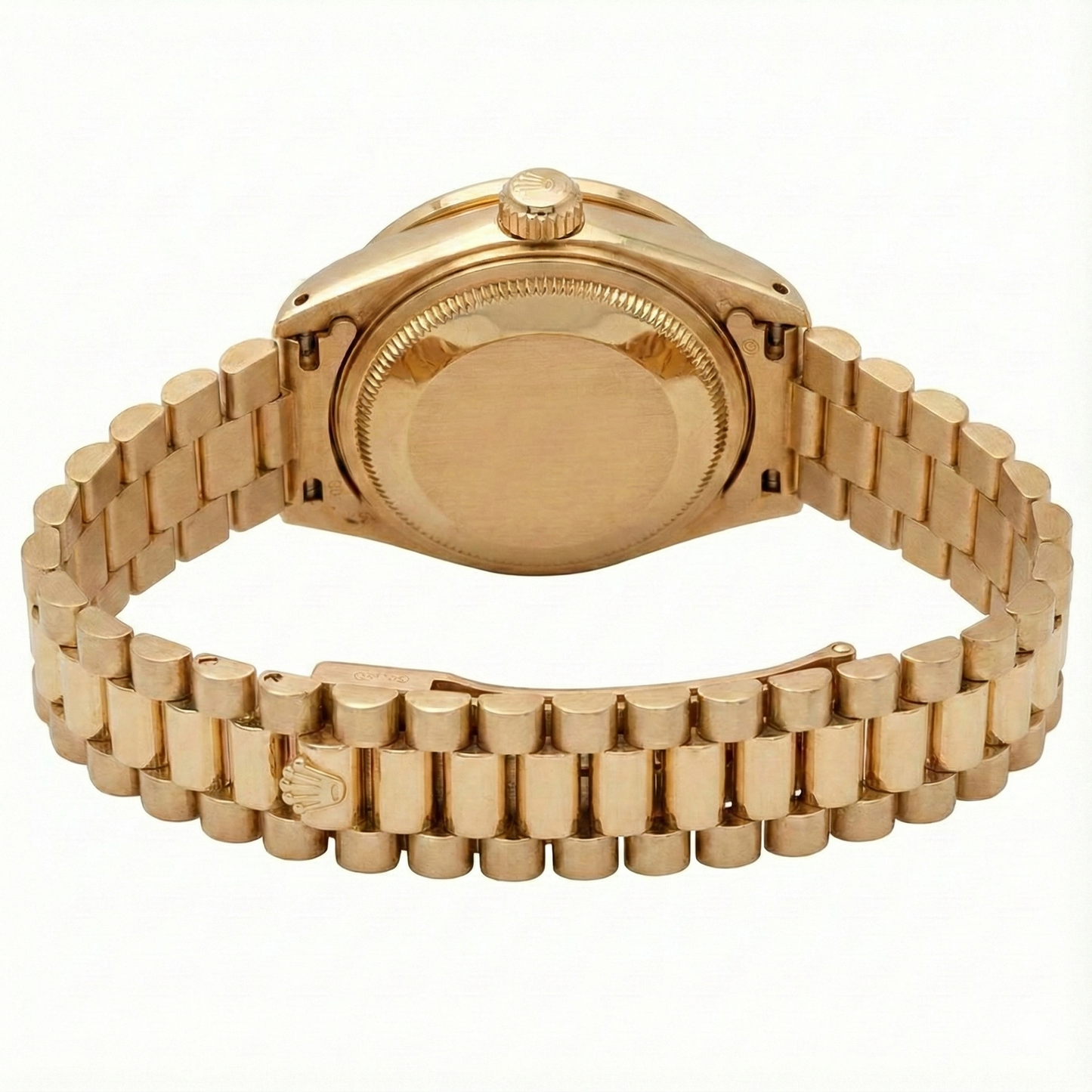 Rolex Präsidentenstil Perlmutt-Diamant-Zifferblattuhr mit goldener Lünette