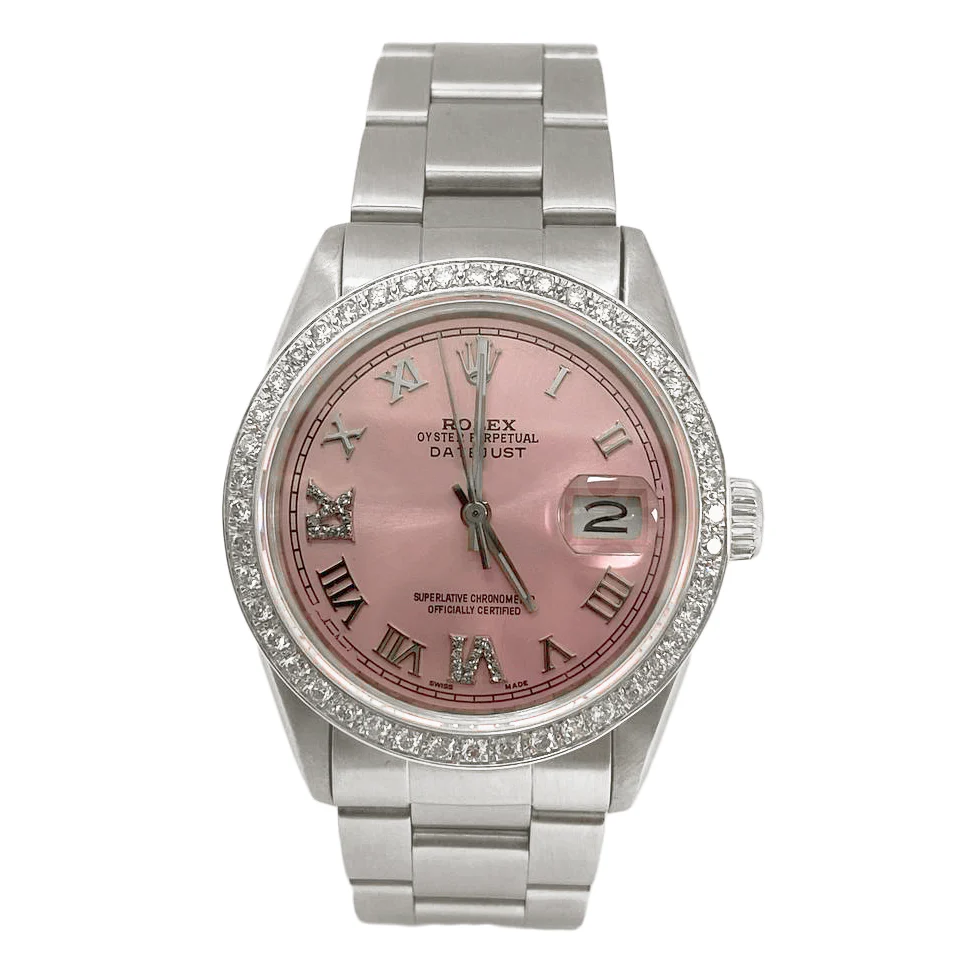 Diamantlünette und Auster-Armband Rolex