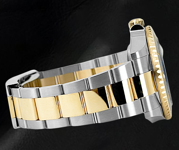 Rolex Sea-Dweller 126603 43 mm Bicolor-Uhr mit schwarzem Zifferblatt