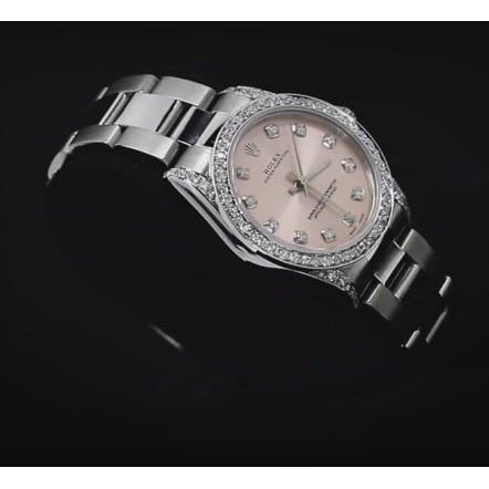 individuelle Diamant-Lünette Edelstahl Rolex