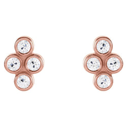 Naturreiner Diamant Ohrringe 0,50 Karat – 14K Roségold