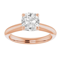 Handgefertigter Edler Diamant Solitär-Verlobungsring 5 Karat von