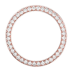 Herren 14 Karat Roségold VVS Brillant Luxusuhr 4 Karat