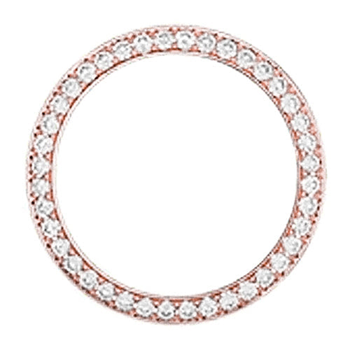 Brillant Luxusuhr 4-Karat 14 Karat Roségold – Hauptansicht