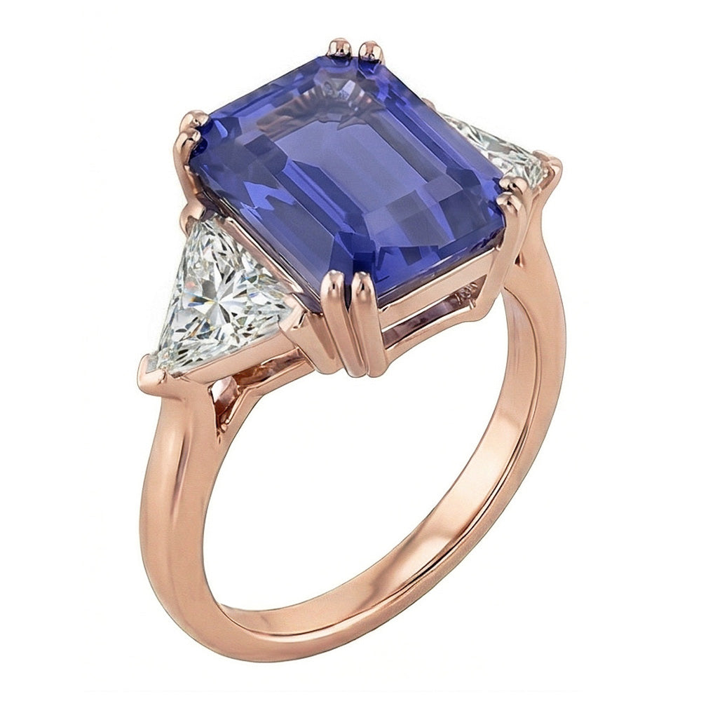 echter diamant 3.50Karat ring Draufsicht
