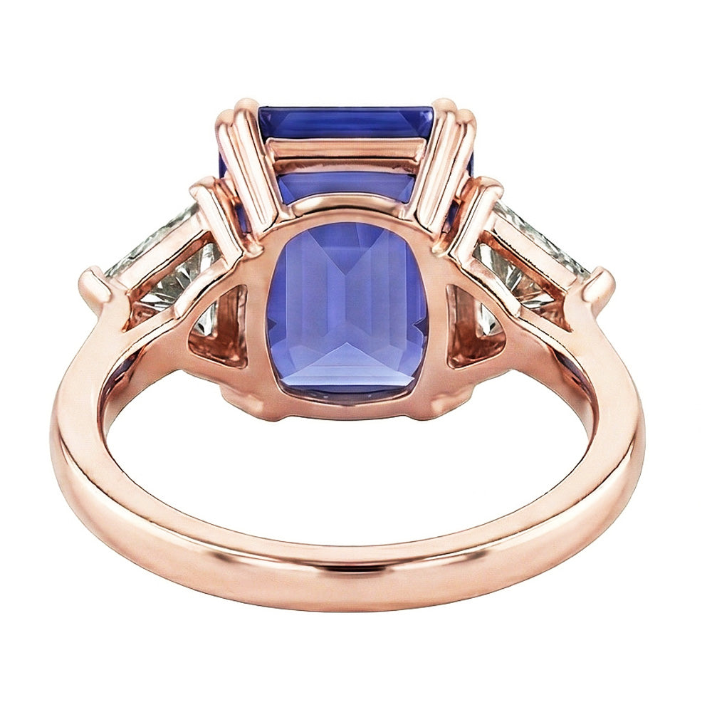 echter diamant 3.50Karat ring auf Weiß