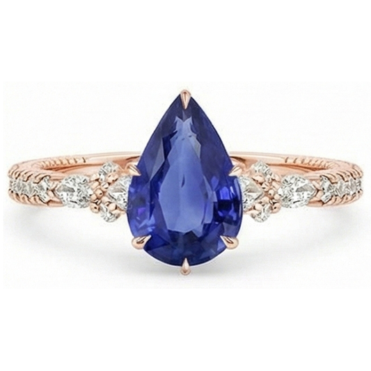 echter round diamant 5.50Karat ring Detailansicht