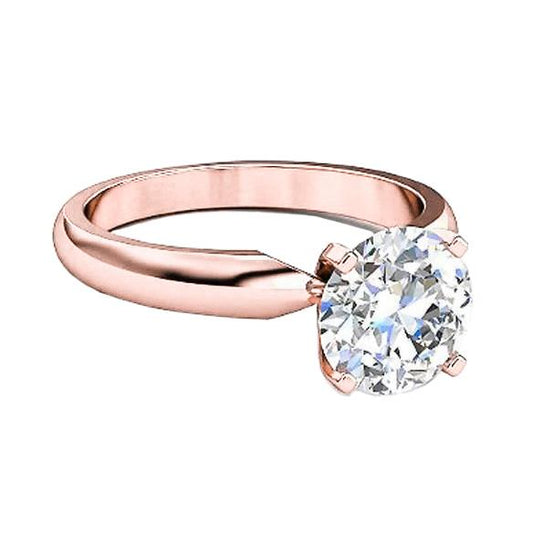 Roségold Echt Diamantring Solitärring 1,01 Karat