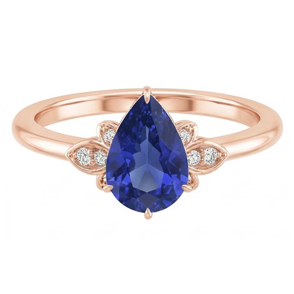 echter round diamant 3Karat ring Vorderansicht