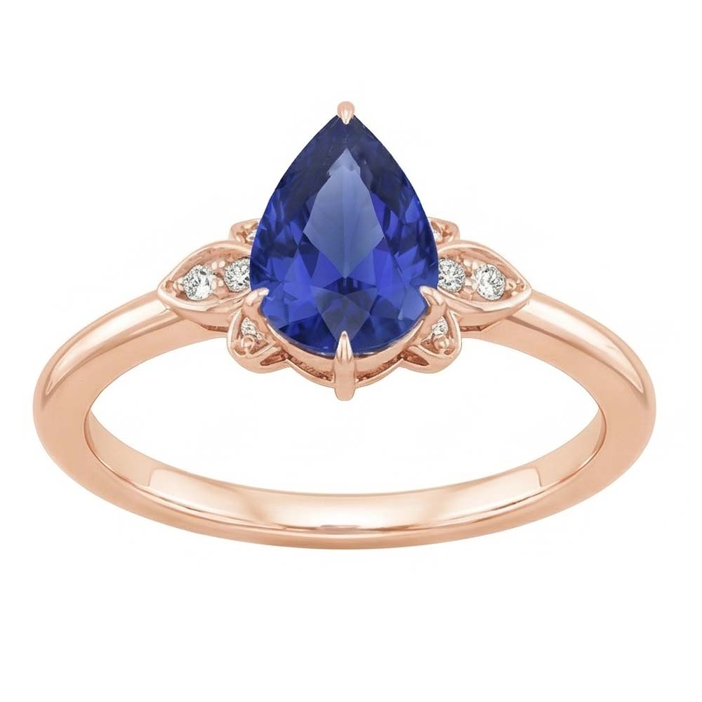 echter round diamant 3Karat ring Seitenansicht