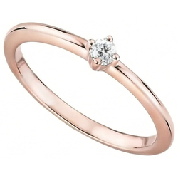 Echter Diamant Ring 1 Karat - 14K Roségold