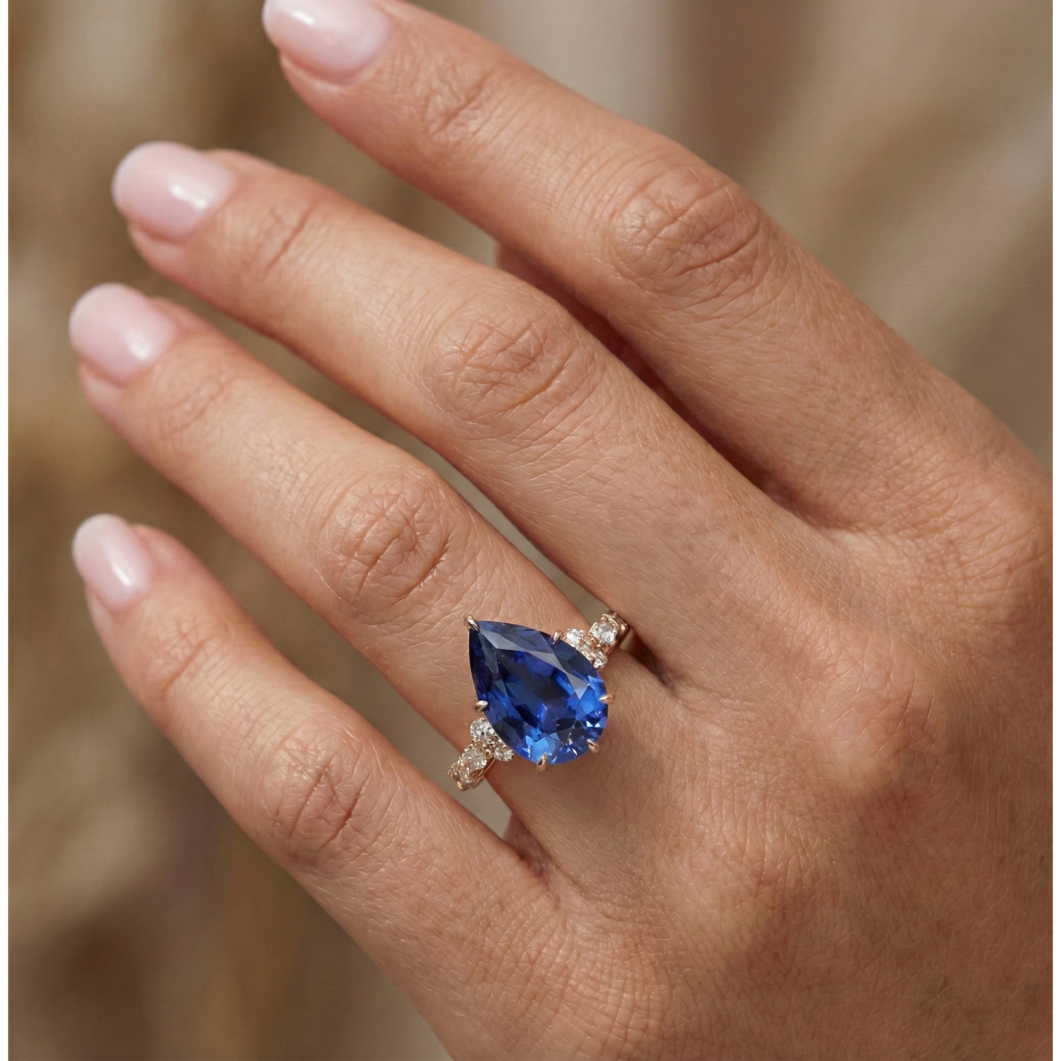 echter round diamant 5.50Karat ring mit Diamantbesatz