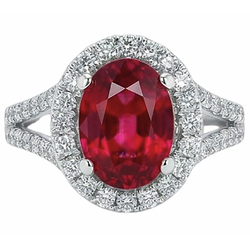 Echter Rubin Ring 6.75 Karat