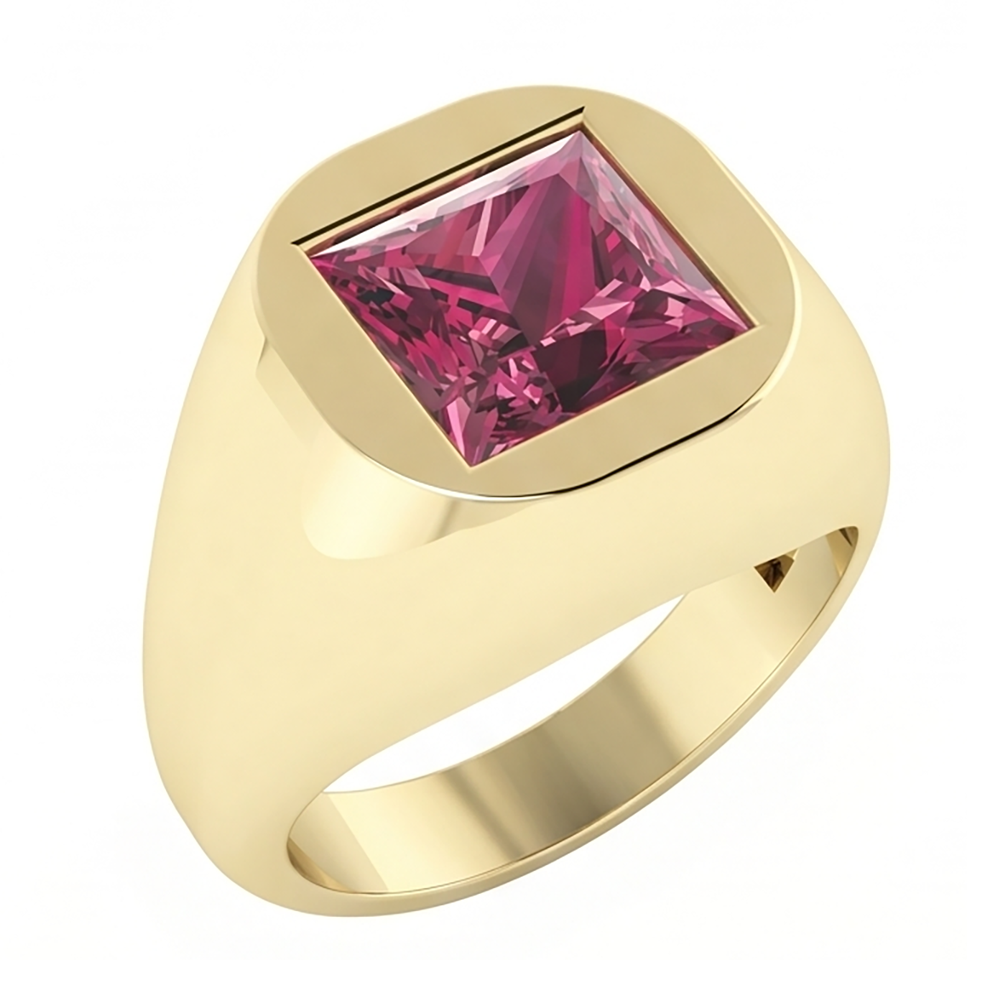 Roter Rubin Siegel Ring