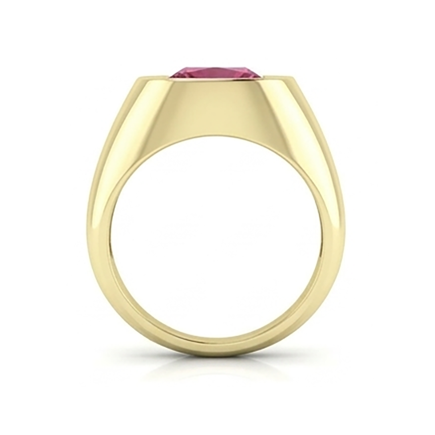 Roter Rubin Siegel Ring
