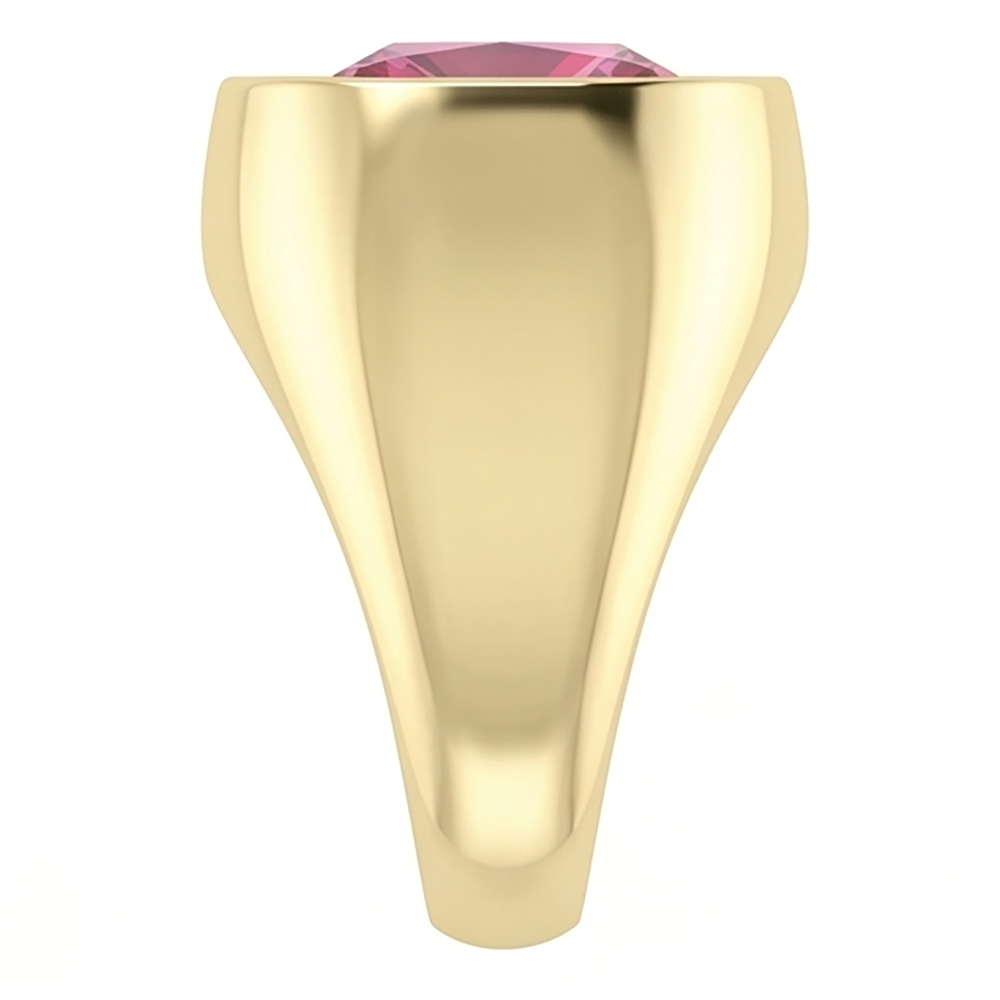 Roter Rubin Siegel Ring