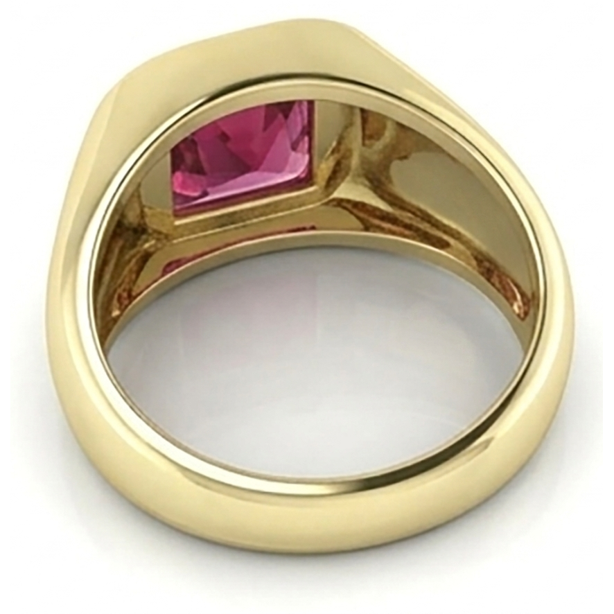 Roter Rubin Siegel Ring