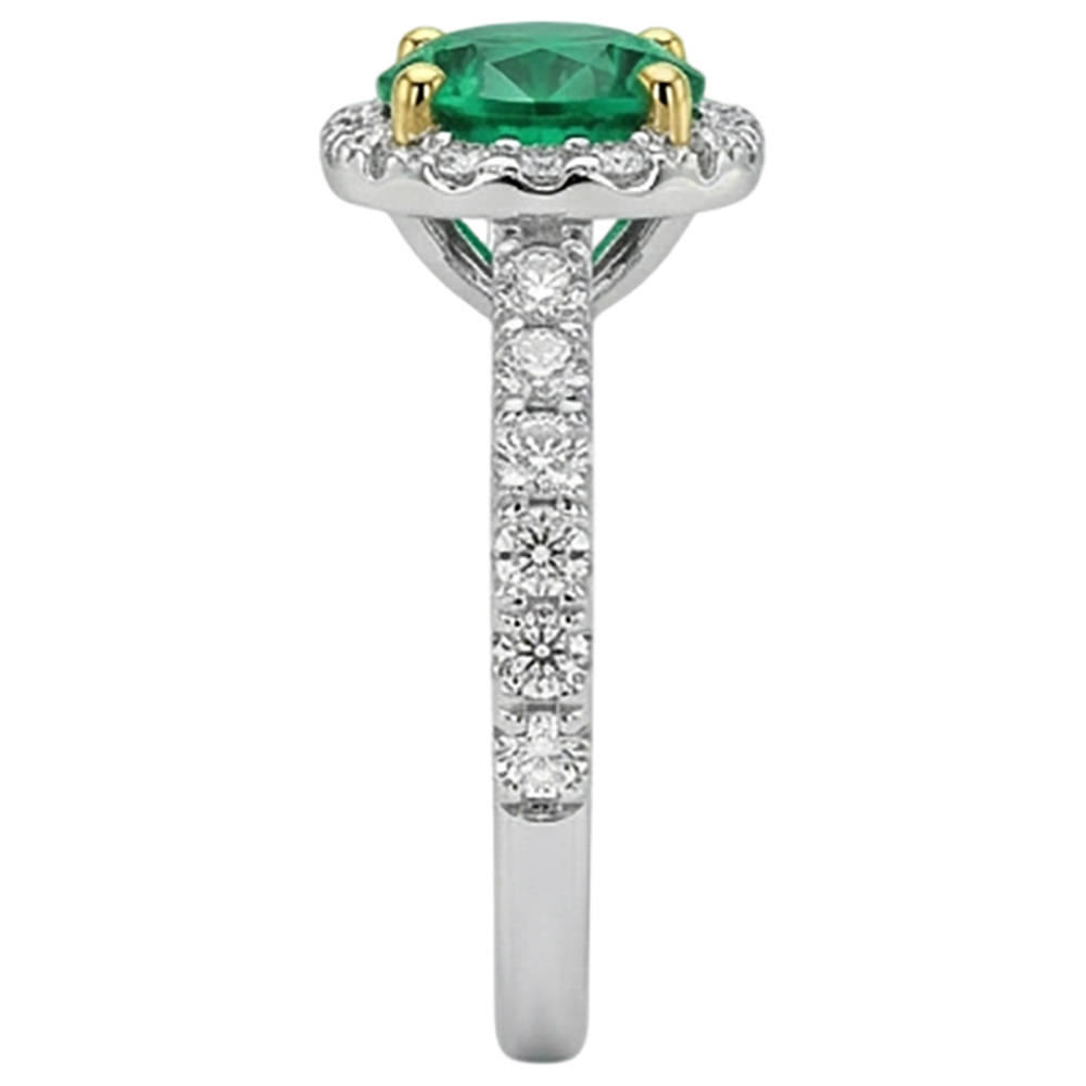 Brillanter Edelstein-Ring 3 Karat – Draufsicht