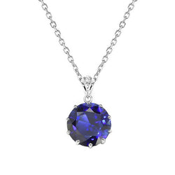 Edler 2-Karat Royalblauer Saphir Edelstein-Anhänger