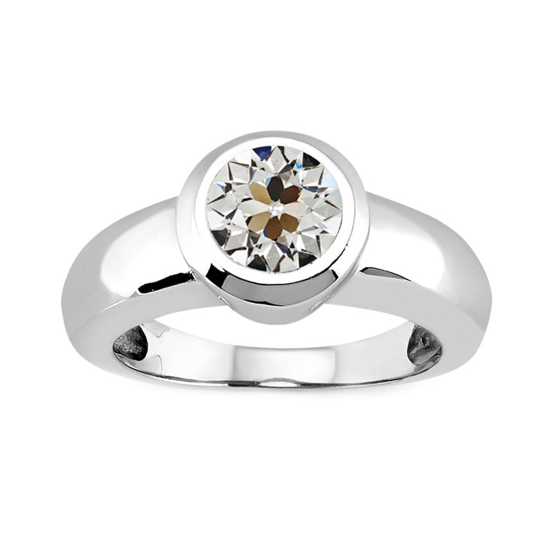 Echter Edler Diamant Solitär-Ring – Hauptansicht