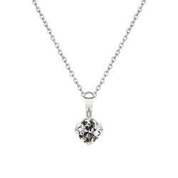 14K Weißgold Brillant Hänge-Anhänger – 1-Karat