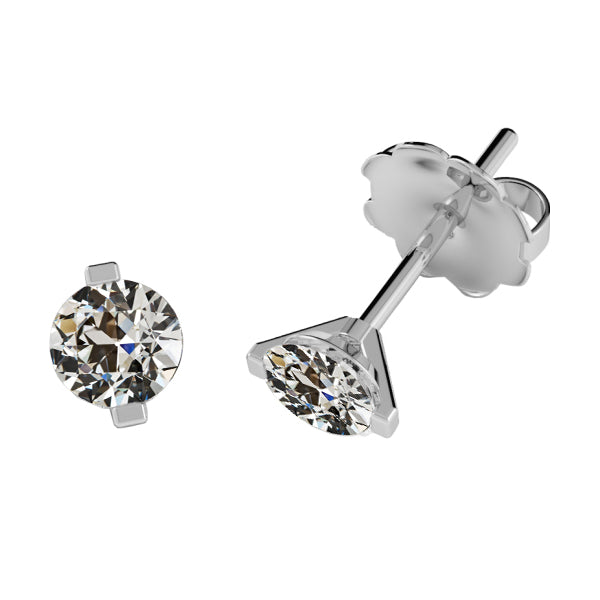 Exquisiter Edler Diamant Ohrringe 3 Karat – Hauptansicht