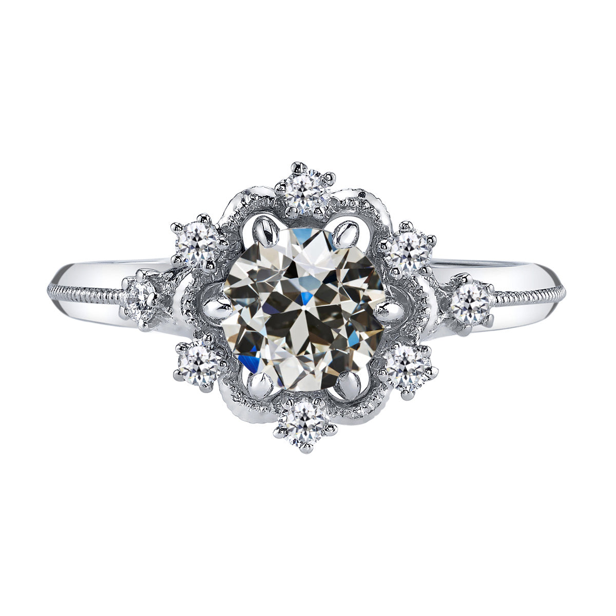 Echter Diamant Verlobungsring – Hauptansicht