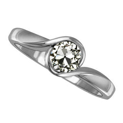 Luxuriöser Edler Diamant Solitär-Ring – 1,50 Karat 14 Karat