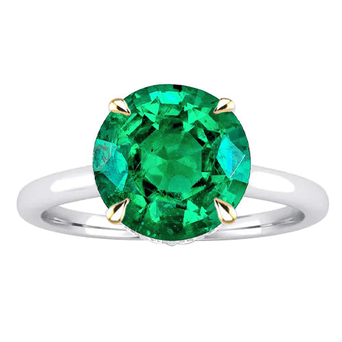 Authentischer Smaragd Edelstein-Ring – Hauptansicht