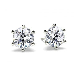 1,50 Karat Diamant Ohrringe in 14K Weißgold
