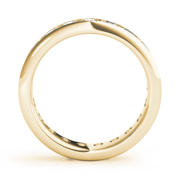 Maßgefertigter Eternity Band 3,8 Karat – Frontansicht