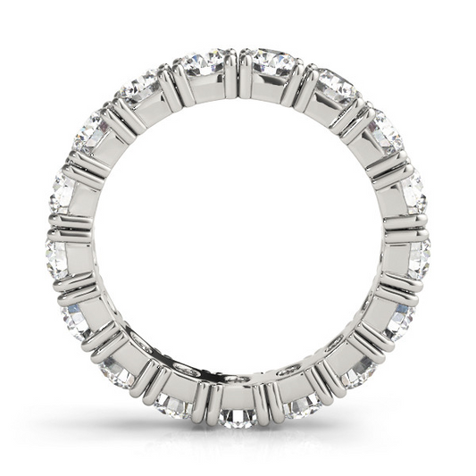 Premium Brillant Eternity Band 2,55 Karat – Frontansicht