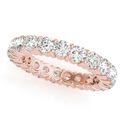Edler Diamant im Brillantschliff Eternity Band 0,15 Karat – 14K