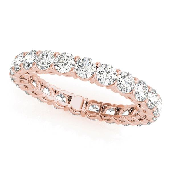 Brillant Eternity Band 4,5-Karat 14K Roségold – Hauptansicht