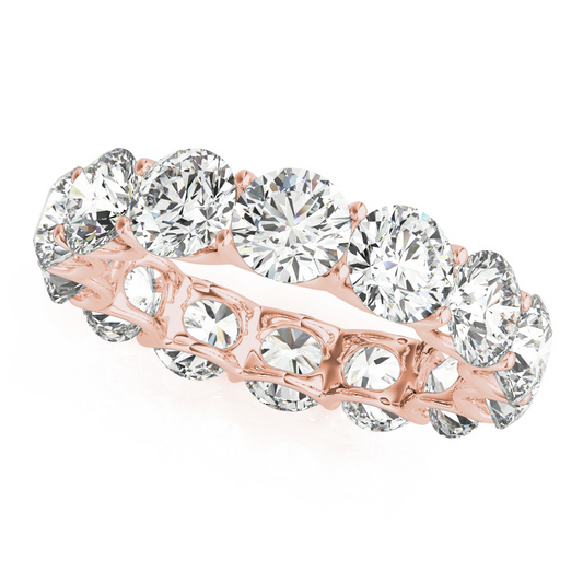 Handgefertigter Diamant Eternity Band 7 Karat – Hauptansicht