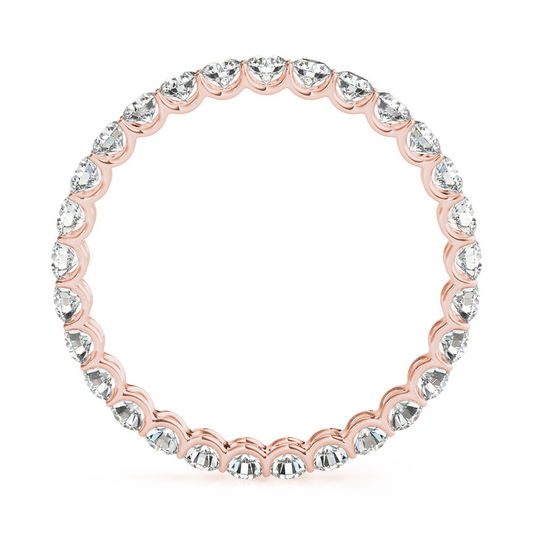 Edler Diamant Eternity Band – Frontansicht