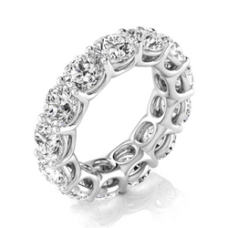 Edler Diamant Eternity Band 0,75 Karat F/VS1 – 14K Weißgold