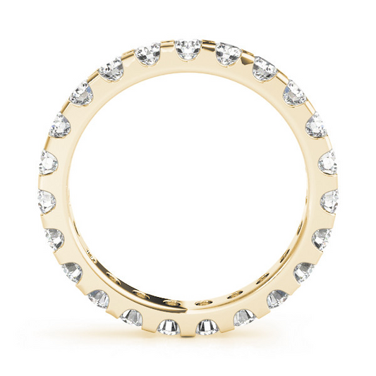 Luxuriöser Eternity Band 3,60 Karat – Frontansicht