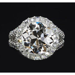 Jubiläumsring Brillant Halo-Fassung Ring 2,50 Karat – 14 Karat