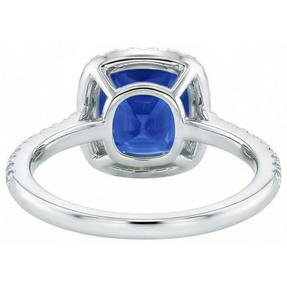 echter round diamant 2.50Karat ring auf Weiß